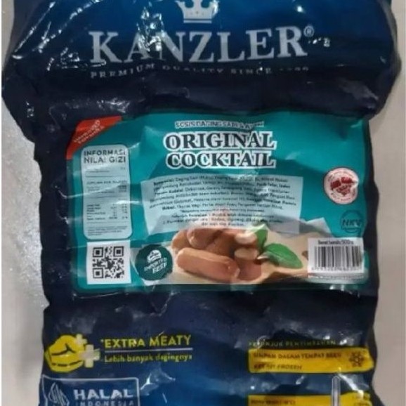 sosis cocktail kanzler 500gr / sosis cocktail