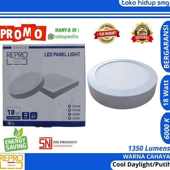 Lampu Led Panel Downlight (OB) REPRO 18 Watt 1350 Lumens