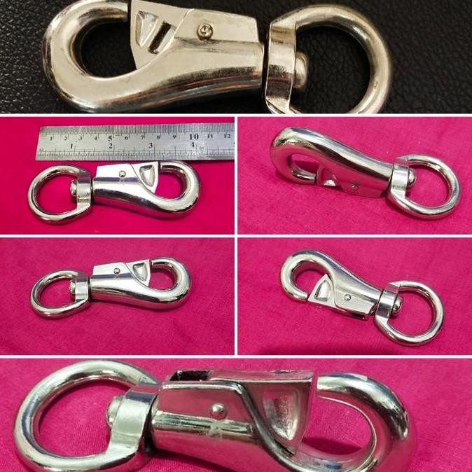TERBARU - Hook Shackle Besi Heavy duty Besar Kuat Pengait Sling Baja Rantai Tali
