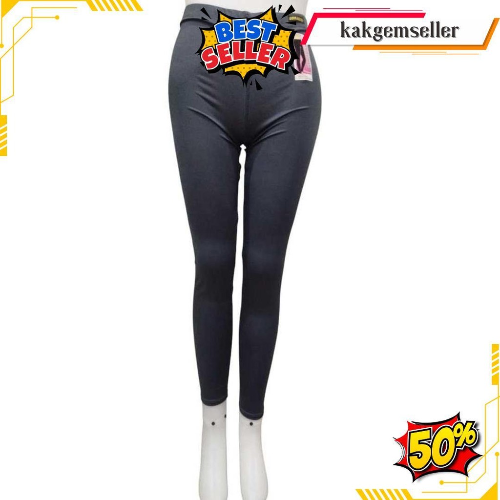 Celana Leging Dewasa Panjang Merek Guojisan Bahan Katun Spandek Impor Uk Std - Jumbo Terlaris