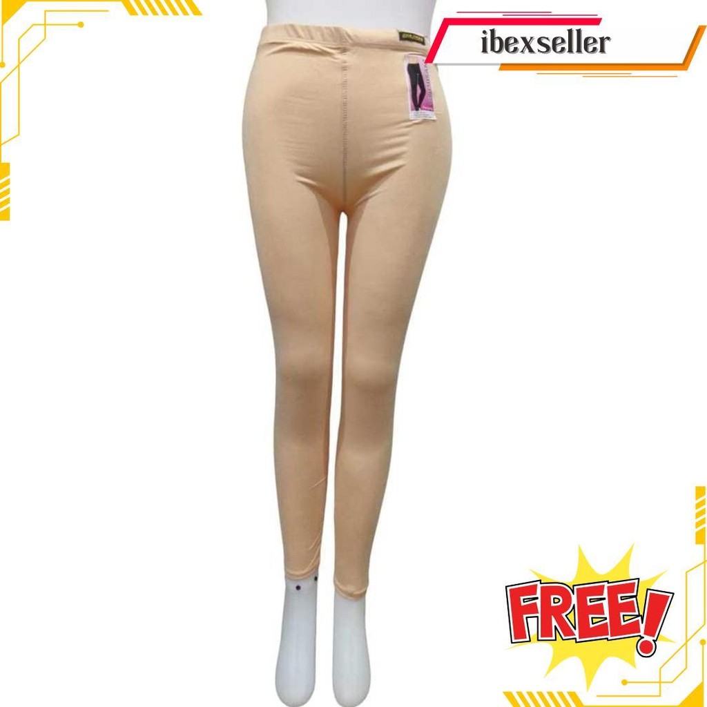 Celana Leging Dewasa Panjang Merek Guojisan Bahan Katun Spandek Impor Uk Std - Jumbo Bisa Cod