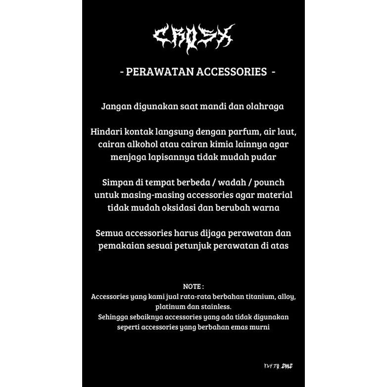 Termurah Giro Bracelet / Gelang Rantai Motor / Gelang Rantai Silver / Double Layer Chain Bracelet Ge