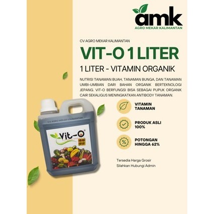 Vit-O Vitamin Tanaman Super 1 Liter Pupuk Organik Original