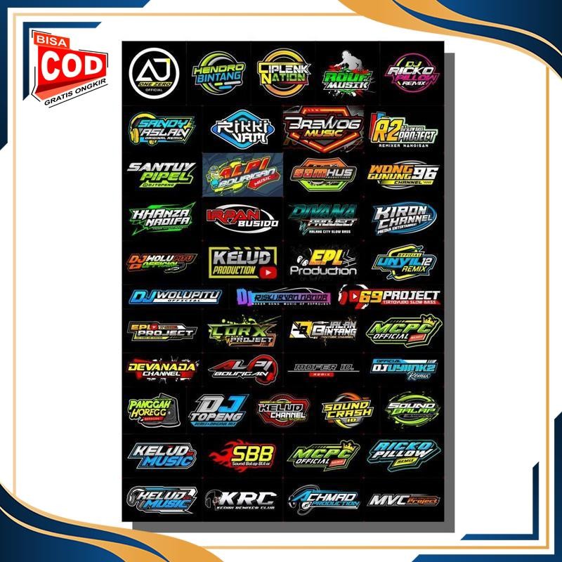

TERBAIK Stiker Remixer DJ - Pack Isi 45 Sticker - 69 PROJECT AJY ONE ZERO MCPC Viral Kekinian Terbaru 2025 YC-44