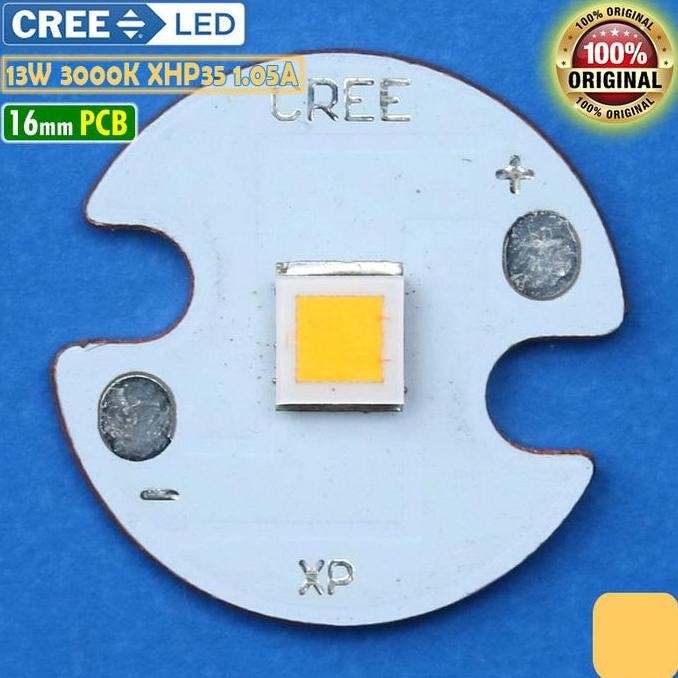CREE 13W XHP35 Hi Warm 3000K 12V XHP 35 Mata Led Sorot Tembak 16mm 1A