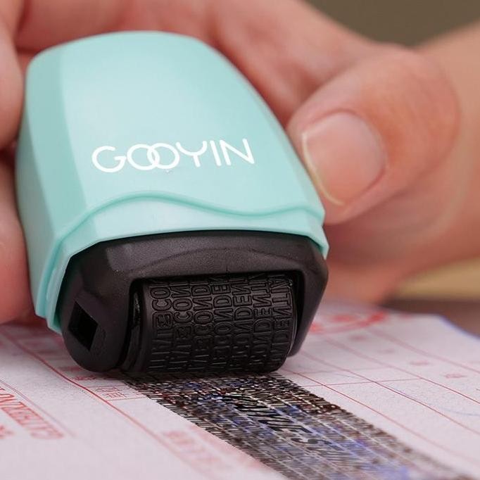 

- Stempel Rol Rahasia / Roller Stamp/Stempel Roller Pelindung Data/Pelindung Data/Aplikator Coretan/Hapus Informasi Privasi Tagihan Kurir Allshop