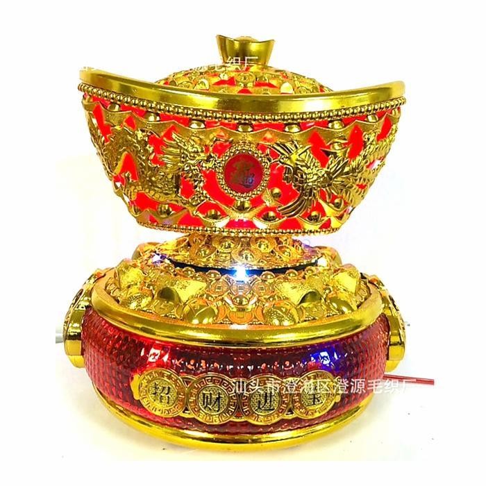 TERBARU Lampu Duid Putar Musik Kado Hiasan Imlek Murah Pajangan Hoki - YENPAO