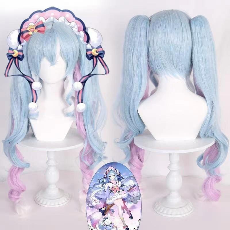 Wig for Women Anime Wig New Snow Hatsune Dong Li miku Hatsune Future cos Wig