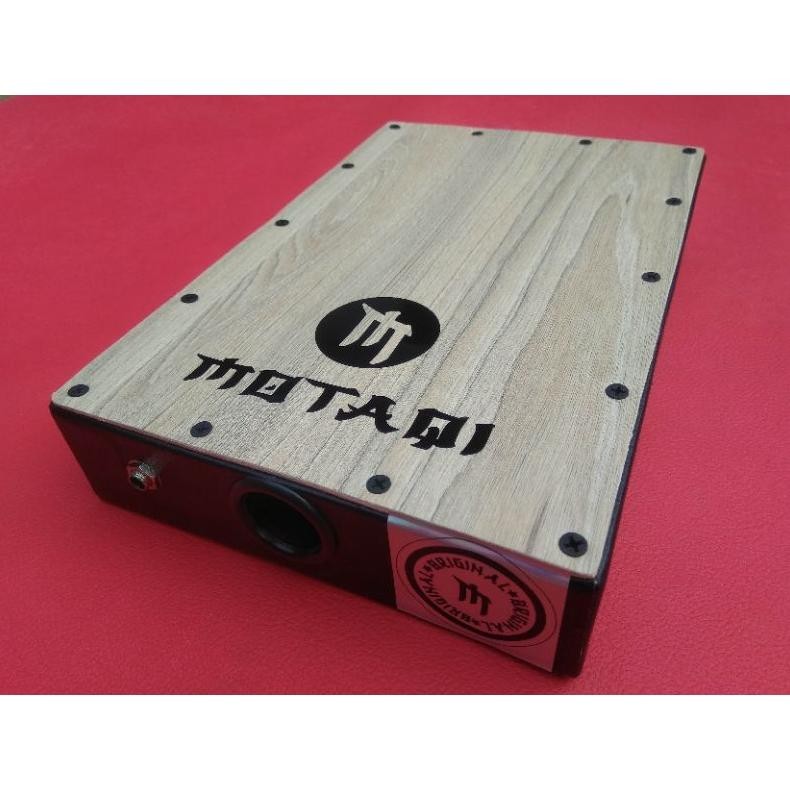 Cajon Kajon Travel Akustik Elektrik Premium Cream