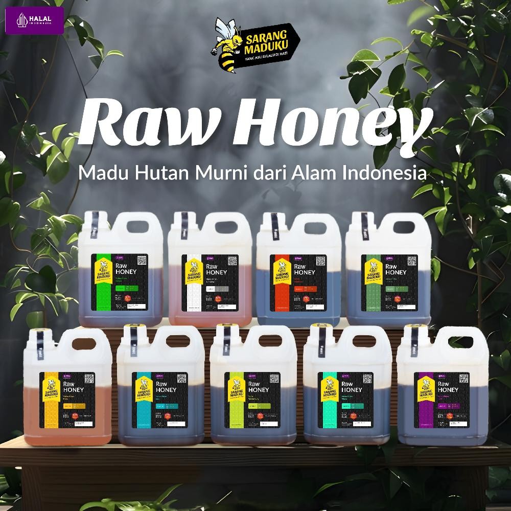 

(Terbaru) Sarang Maduku Madu Asli Madu Hutan Liar 100% Raw Honey 1Kg (Terlaris)