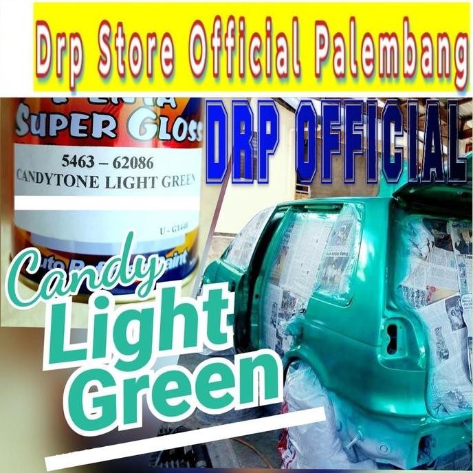 #####] Cat Hijau Tosca Candy Tone Light Green Penta Super Gloss Candytone Gren Toska Transparan Cand