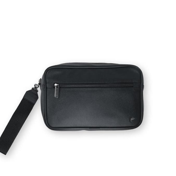 Tfg Pouch Clutch Tas Tangan Pria Wanita Nobu 216 Black Lifetime Warranty - Water Resistant