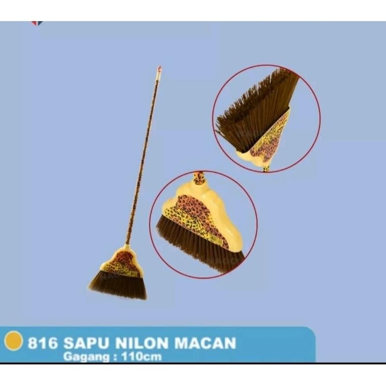Sapu Nagoya macan 816 / Sapu Plastik Warna / Sapu Nagoya macan / Sapu Nagoya aSt