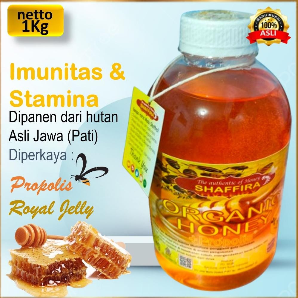 

(Terbaru) Madu Asli Murni 1Kg ORGANIC HONEY Epis Mellifera Nektar Multiflora Menambah Stamina dan Daya tahan tubuh, Antibiotik alami (Terlaris)