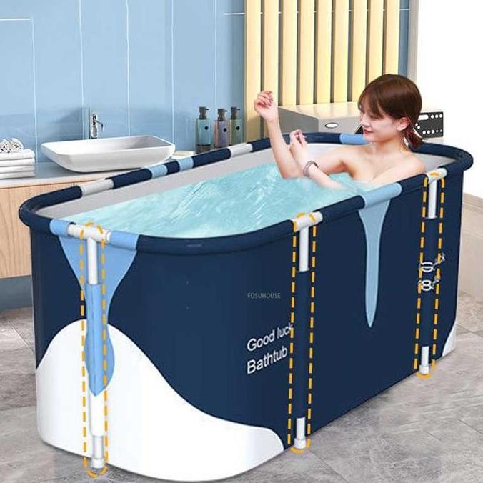 Promo Bak Mandi Kolam Besar Dewasa Spa Bathub Lipat Rendam Portable