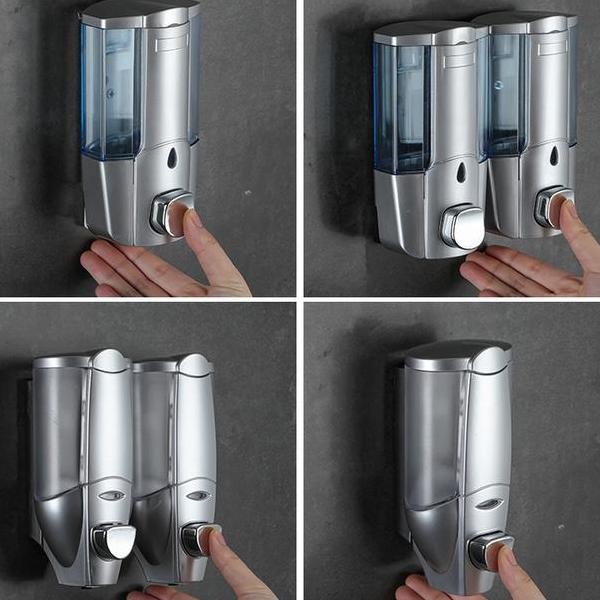 Frap Soap Dispenser Sabun Mandi Tempat Sabun Cair Dinding Double