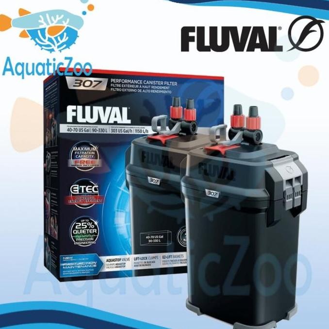 Promo Canister Fluval 307 Canister Filter 1150LPH Filter Canister Aquascape COD