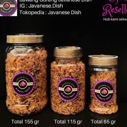 

Bawang Goreng Brebes Top Quality Hienis Total 115 Gr