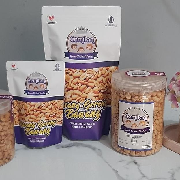

Cemilan Kacang Goreng Bawang Gr