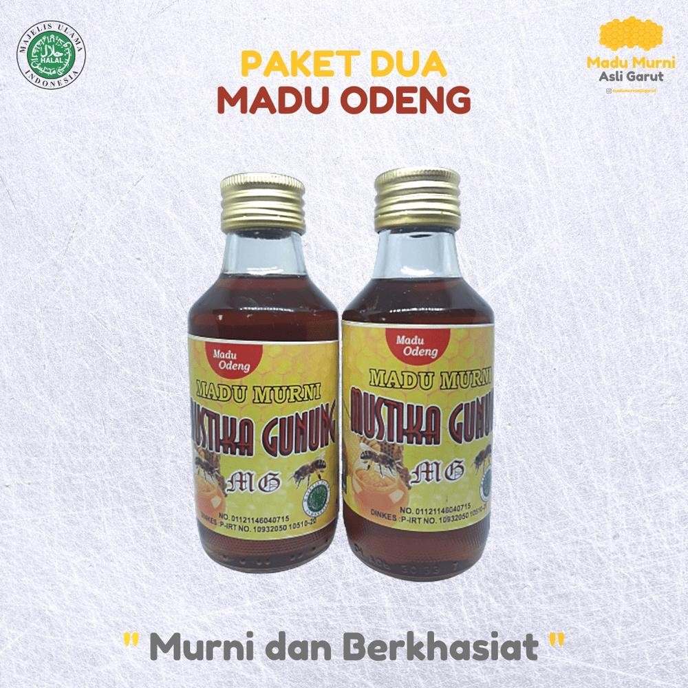 

(Terbaru) MADU MURNI MUSTIKA GUNUNG ASLI GARUT, PAKET 2 PCS (2X140ML) (Terlaris)