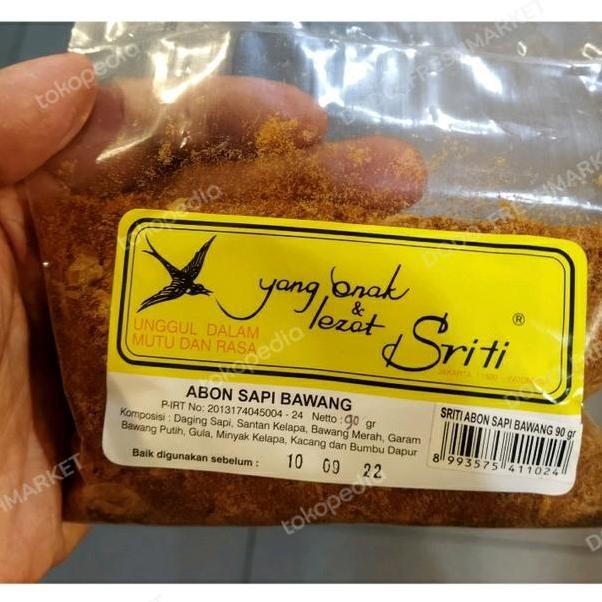 

Sriti Abon Sapi Bawang 90Gr