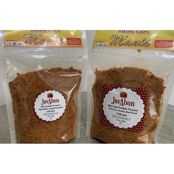 

Javabon Abon Sapi Manis Beef Floss 250