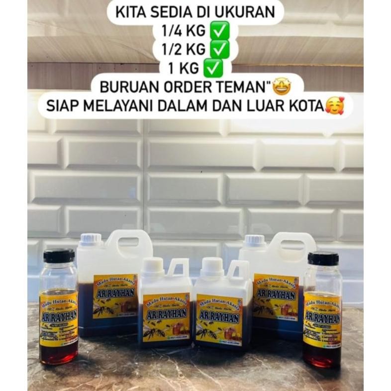 

(Terbaru) Madu Akasia Ar Rayhan - Madu asli 100% murni alami Grade A, dari hutan Akasia Riau Sumatra - Madu hitam tanpa campuran (Terlaris)