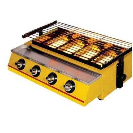 Getra ETK222 Griller 4 Burner Kompor Panggang 4 Tungku Komersil Gas CO