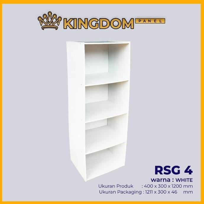 RAK SERBAGUNA / RAK SUSUN / RAK BUKU 2 3 4 SUSUN