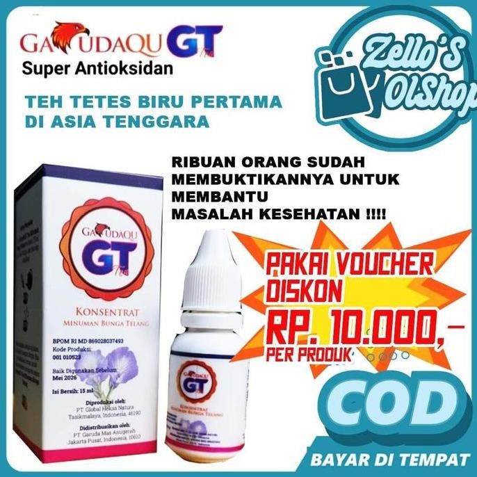

welcome to tahuan jaya GT GARUDAQU MINUMAN TEH BIRU BUNGA TELANG TETES OBAT HERBAL UNTUK DIABETES, STROKE, ASAM URAT, KOLESTROL (GT TETES BUNGA TELANG)