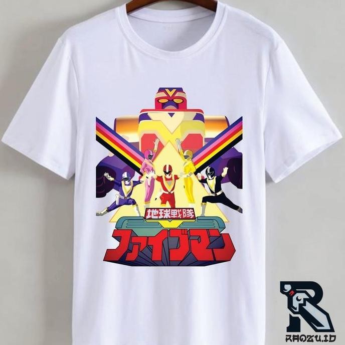ready  kaos t-shirt sentai fiveman