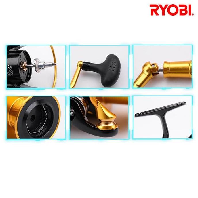 Ryobi LEGACY Fishing Reel Salt Water Full Metal body Pancingan Spinning Laut Reel Power Handle