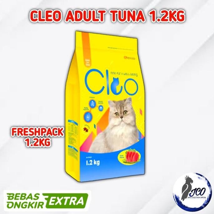 MAKANAN KUCING CLEO TUNA 1.2KG CLEO 1.2KG TUNA FRESHPACK