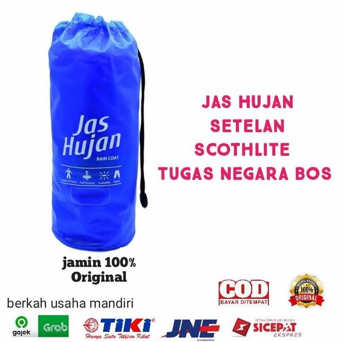 Jas Hujan Tugas Negara Bos