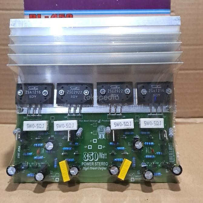 Kit Power Amplifier  OCL Sanken  Stereo 450 Watt .