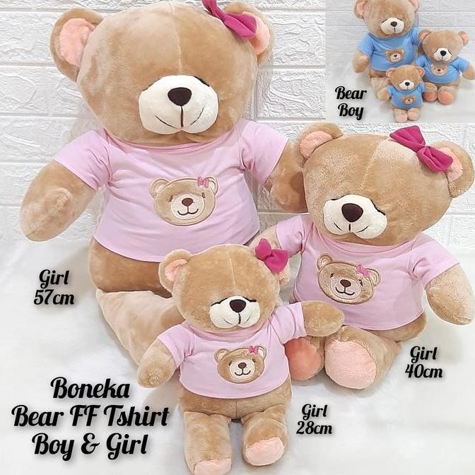 TERBARU - Boneka Bear FF Tshirt Boy Girl Boneka Beruang