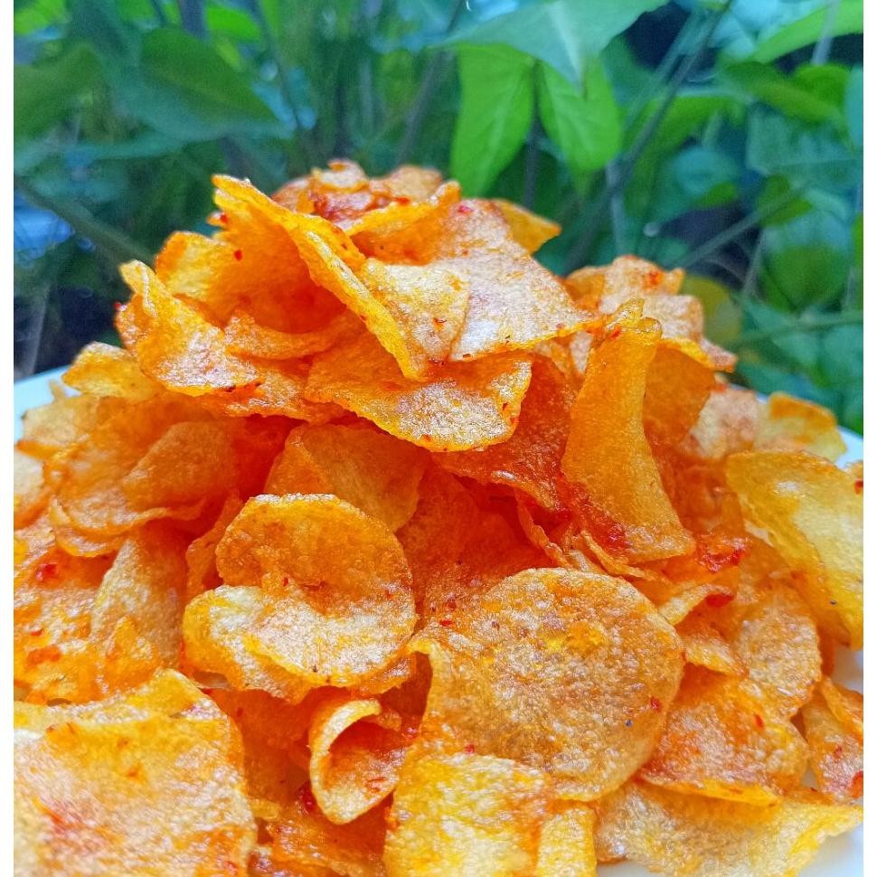 

Keripik Kentang Balado Pedas Manis Renyah Dan Enak Uk Toples 1 Ml