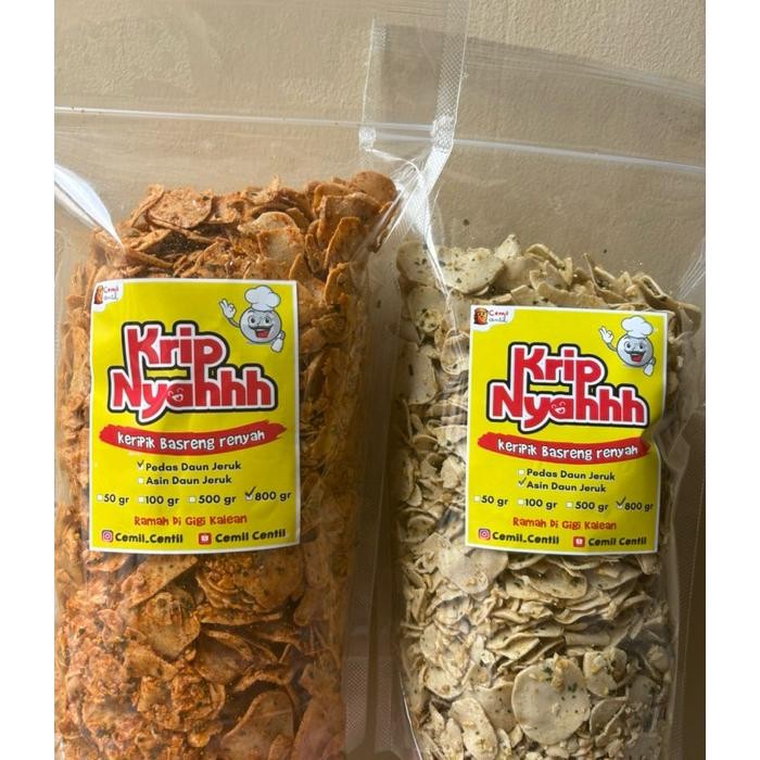 

8.8 Cemil Centil Keripik Basreng Tipis 800Gr Cemilan Pedas Gurih Viral Enak