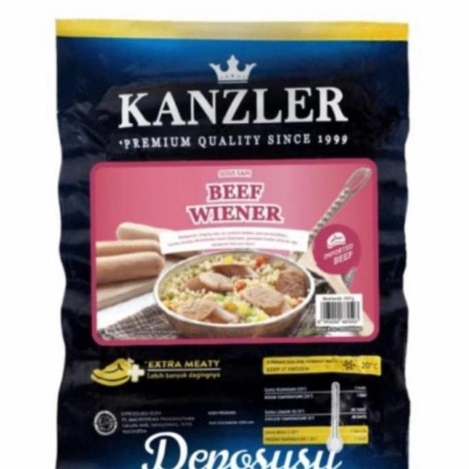 

Sosis KANZLER -BEEF WIENER 360GR isi 5 AS