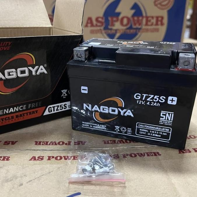 Accu Aki Nagoya Motor GTZ5S Kering MF