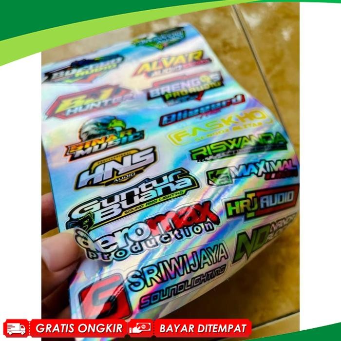 

LANGSUNG BELI STIKER HOLOGRAM SOUND SYSTEM CUTTING ISI 17 | Viral Kekinian Terbaru 2025 OC-89