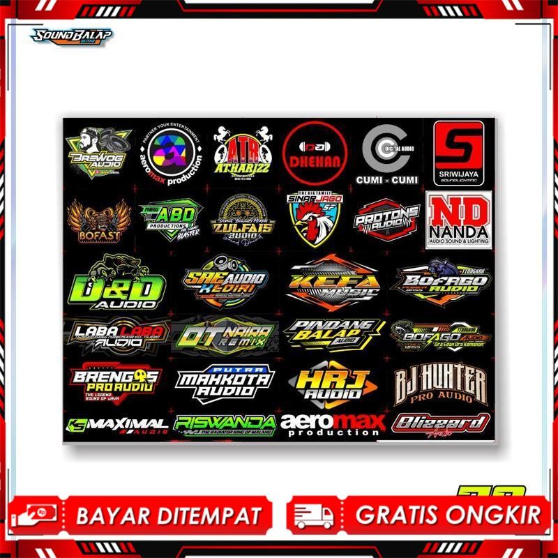 

NEW COD STIKER SOUND SYSTEM VYNIL DOFF JERUK ANTI AIR - Isi 28/25/26/31/32 - Brewog Brengos k5 maximal HRJ Riswanda Viral Kekinian Terbaru 2025 WQ-07