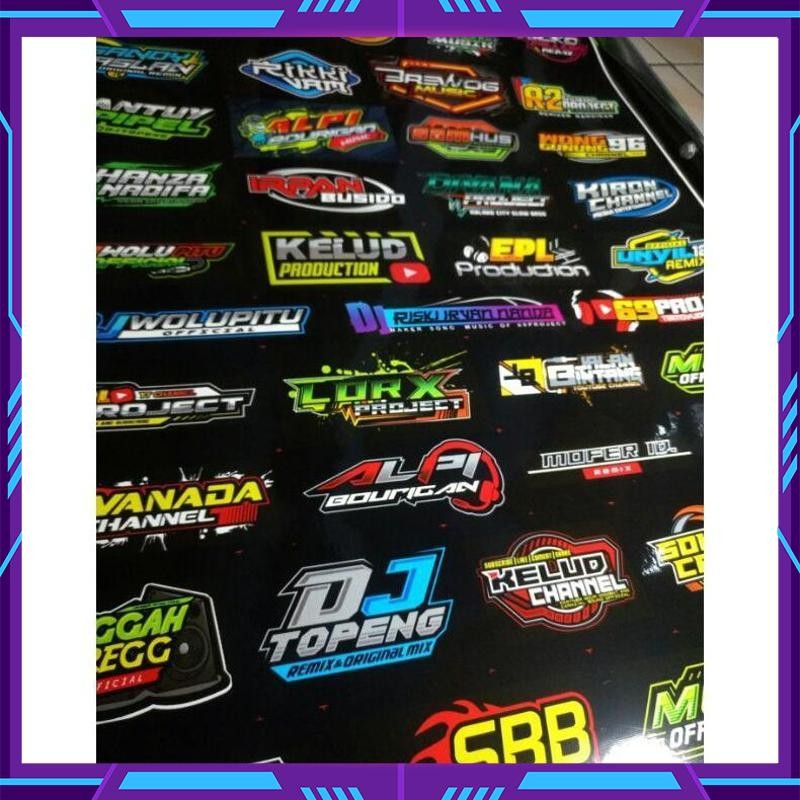 

Clearance Sell Stiker Remixer DJ - Pack Isi 45 Sticker - 69 PROJECT AJY ONE ZERO MCPC Viral Kekinian Terbaru 2025 UT-74