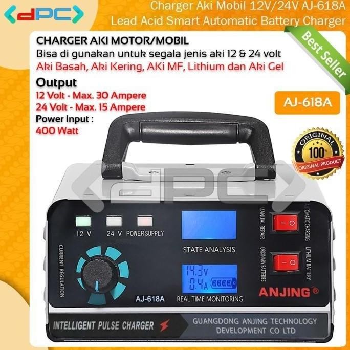 Charger Aki AJ-68A 2V 40 Ampere - 24V 20 Ampere Mobil Motor