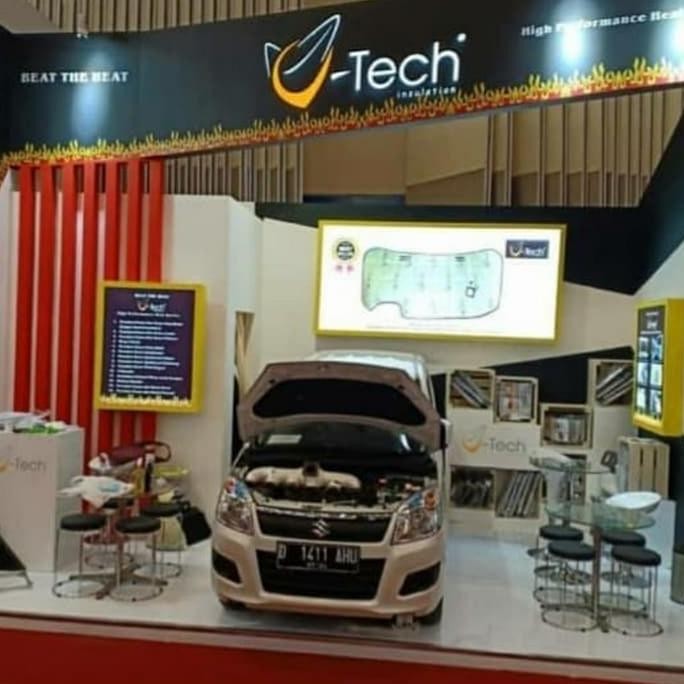 Toyota Rush Lama 2014 Premium Vtech peredam panas hitam kap mesin