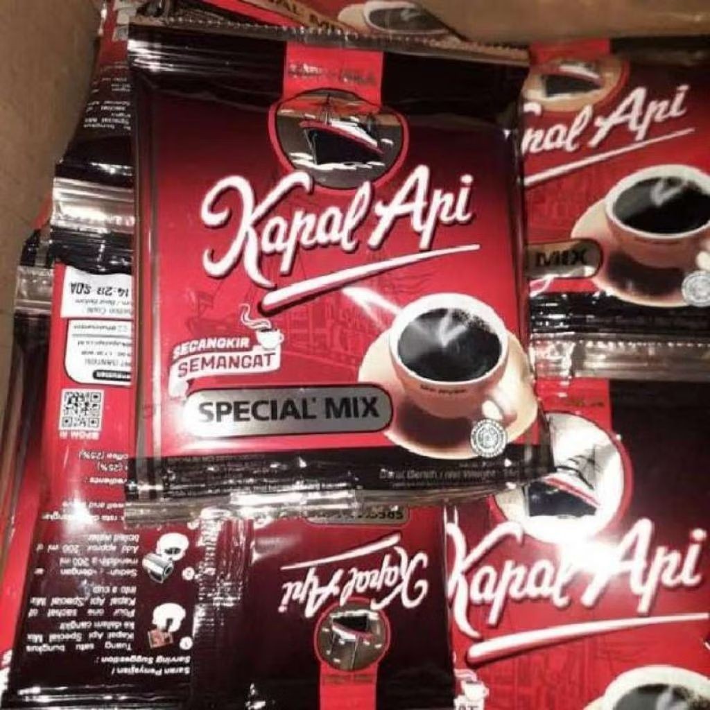 

Kopi Kapal Api Special Mix 1 Renceng 10 SachetKapal Api Special Mix 23g x 10 Sachet/Kopi Instan & Gula Siap Seduh