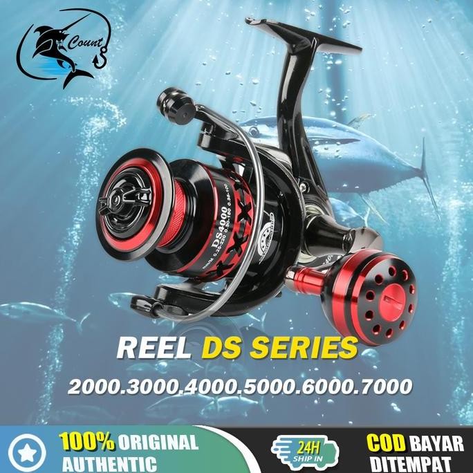 Fishing Reel DS2000 - 7000 10 Kg / DEUKIO Gulungan Pancing Ikan Logam / Tarikan Pancing Ikan Logam C