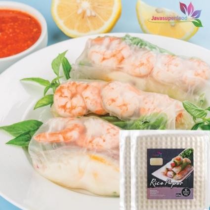

Rice Paper Bulat 500Gr/ 50 Lembar/Banh Trang High Quality Rice Paper / Kulit Lumpia Vietnam Rice Paper (Halal)/ Rice Roll Spring Roll