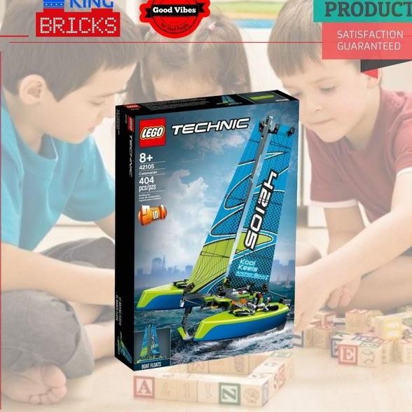 Lego Technic 42105 Catamaran Mainan Anak Tehnik Edukasi