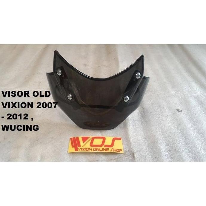 Promo VISOR OLD VIXION 2007 2012 MODEL WUCING HITAM GELAP SMOK COD